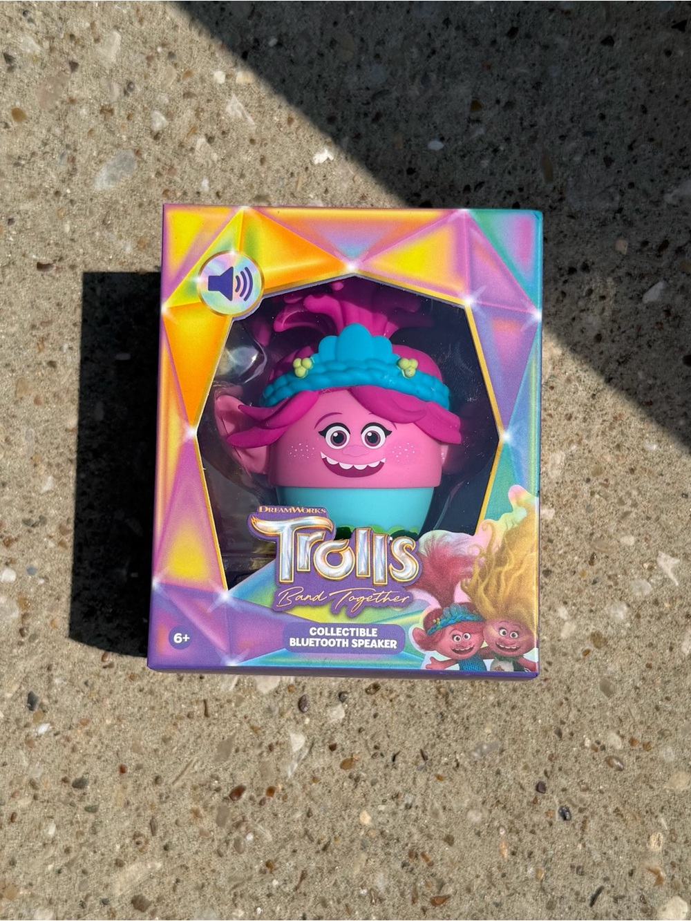 DreamWorks Trolls Collectible Bluetooth Speaker - Pink & Teal